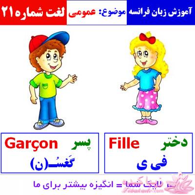 آموزش زبان فرانسه با عکس