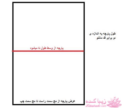 آموزش دوخت مانتو عبایی