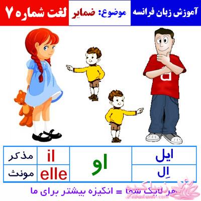 آموزش زبان فرانسه با عکس