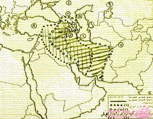 وسعت ایران در گذر زمان