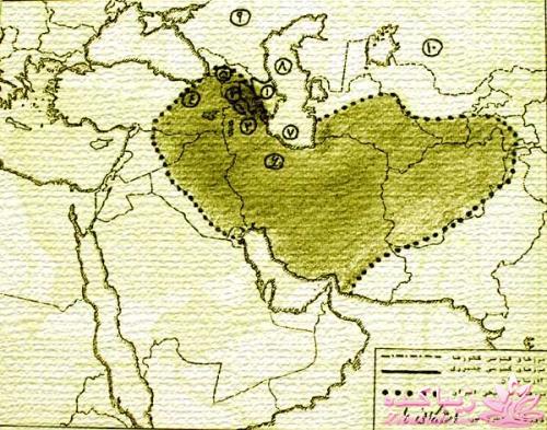 وسعت ایران در گذر زمان