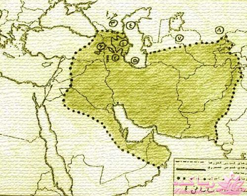 وسعت ایران در گذر زمان