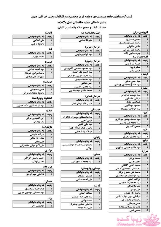 جدیدترین اخبار انتخابات مجلس دهم 