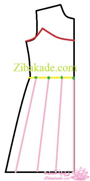 آموزش دوخت لباس مجلسی