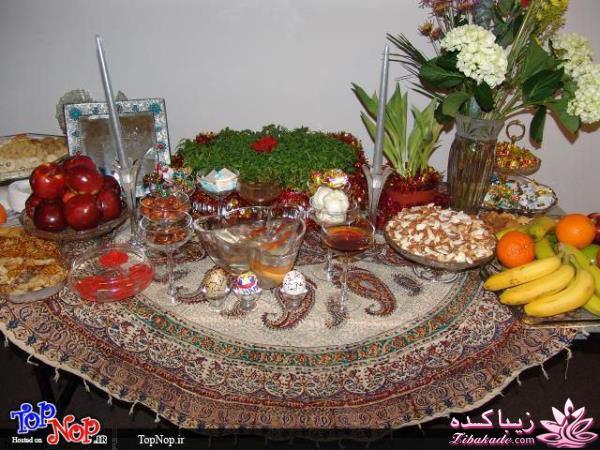 نمونه هایی از هفت سین های بسیار زیبا